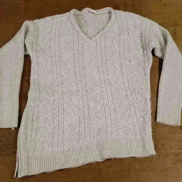 Athleta Wool Cashmere Asymmetrical Sweater Large - Picture 1 of 7